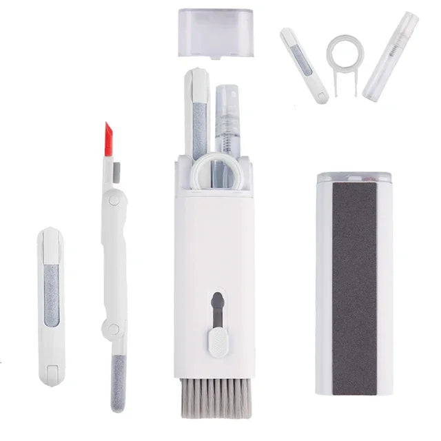 Electronic device keyboard cleaning tool kit 7-in-1