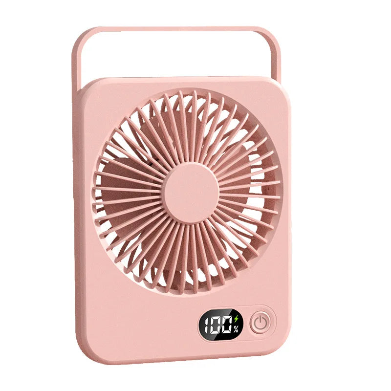 Small portable desk fan