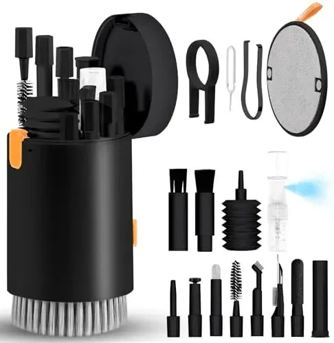 Electronic device keyboard cleaning tool kit 20-in-1