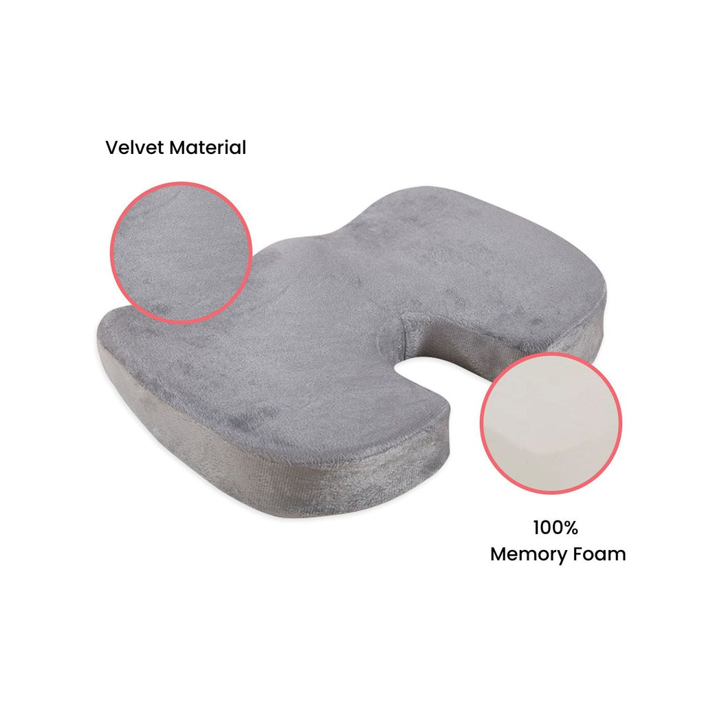 Memory foam seat cushion – Grey