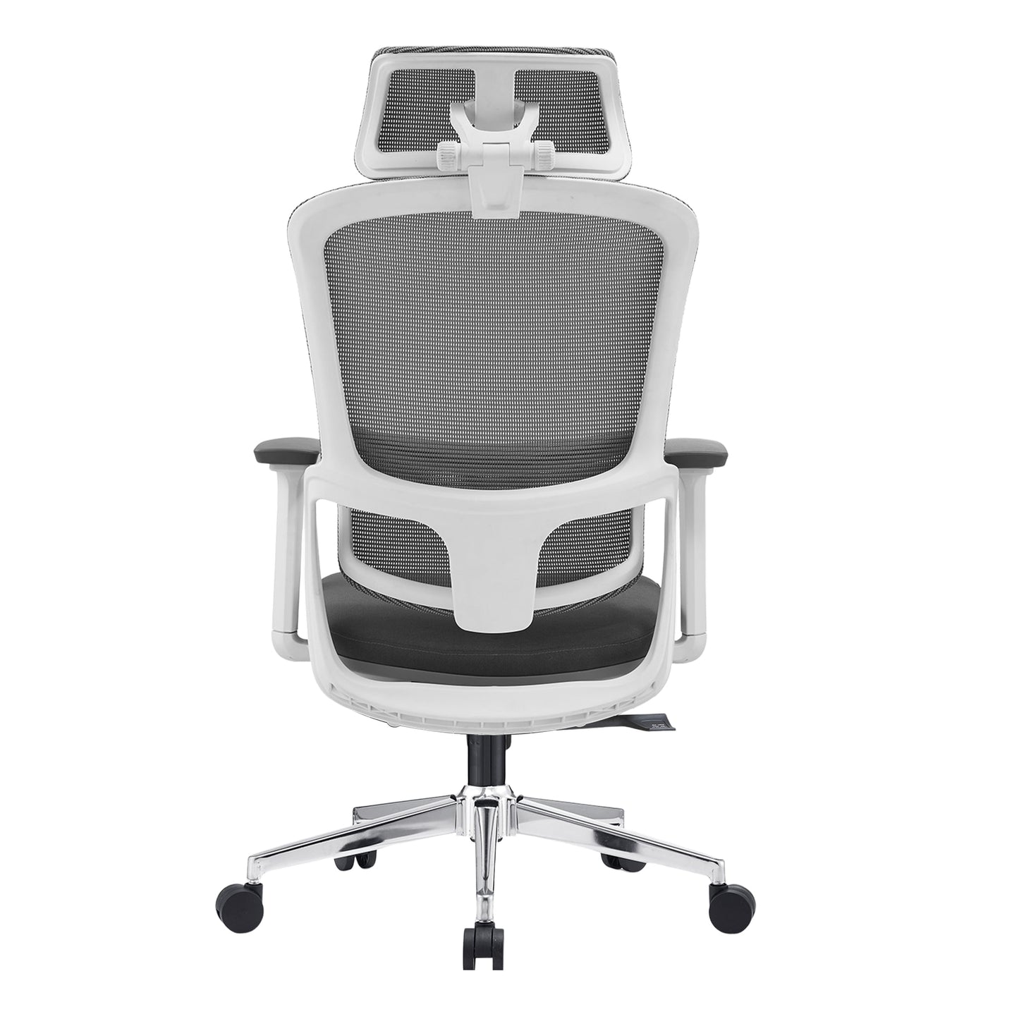 High-back ergonomic office chair – Grey