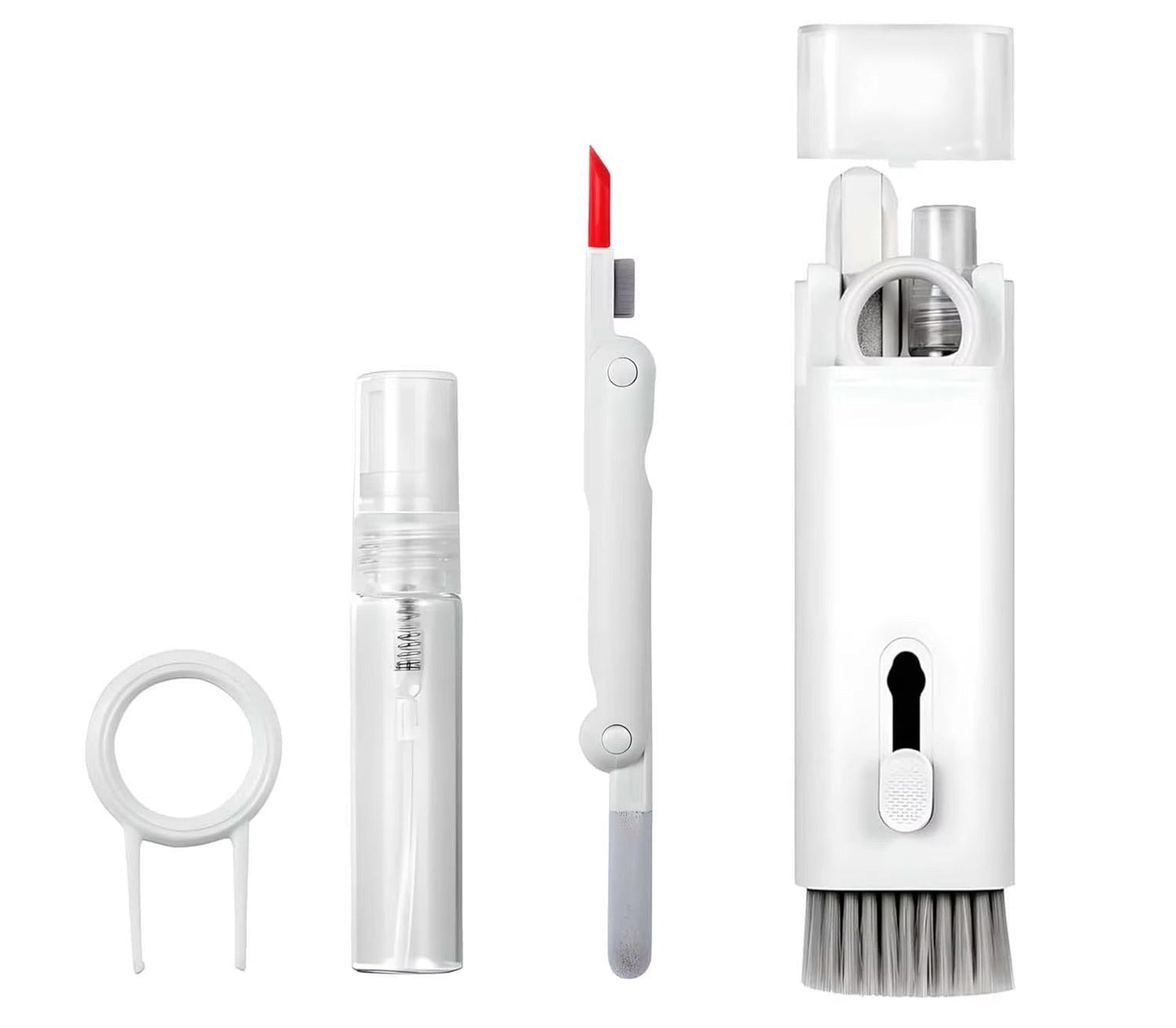 Electronic device keyboard cleaning tool kit 7-in-1