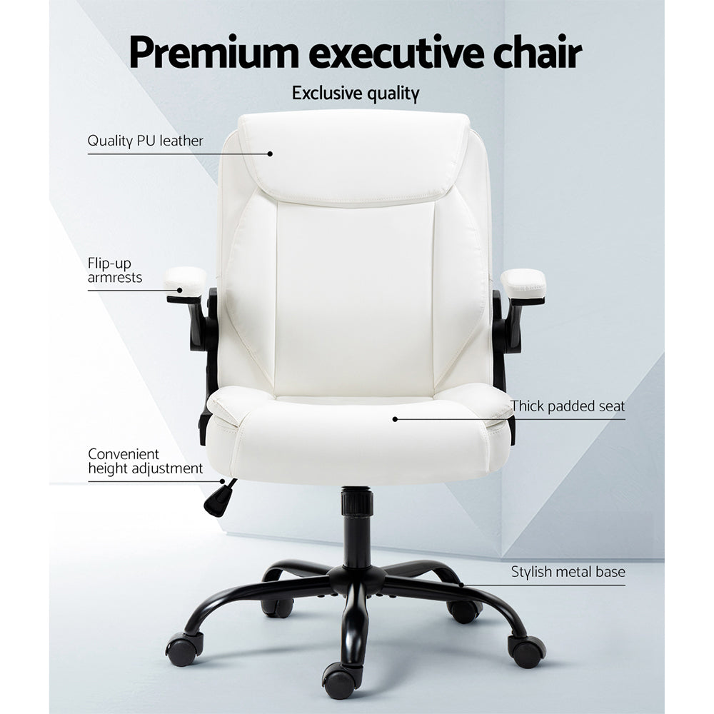 Executive office chair – White