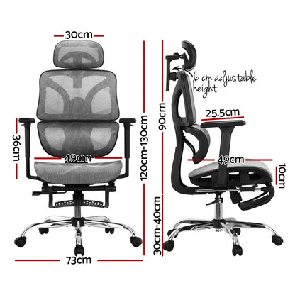 Premium ergonomic office chair – Grey