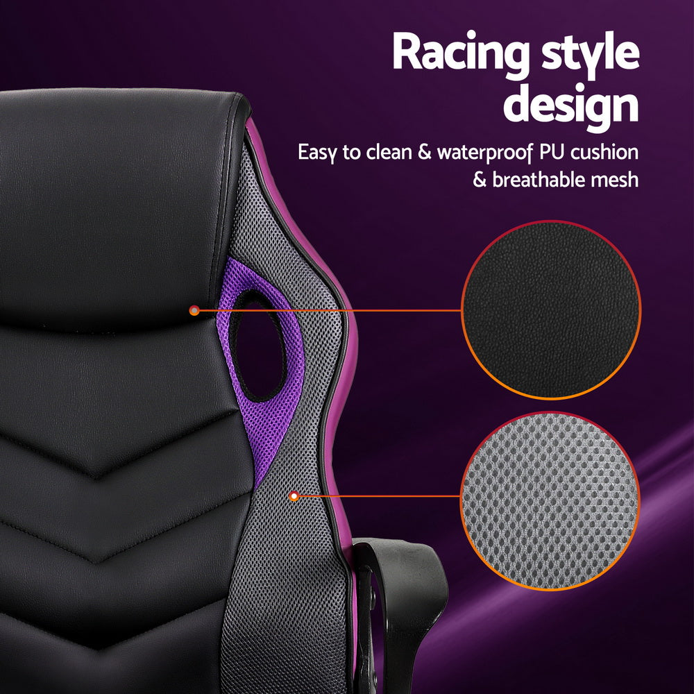Gaming office chair – Purple