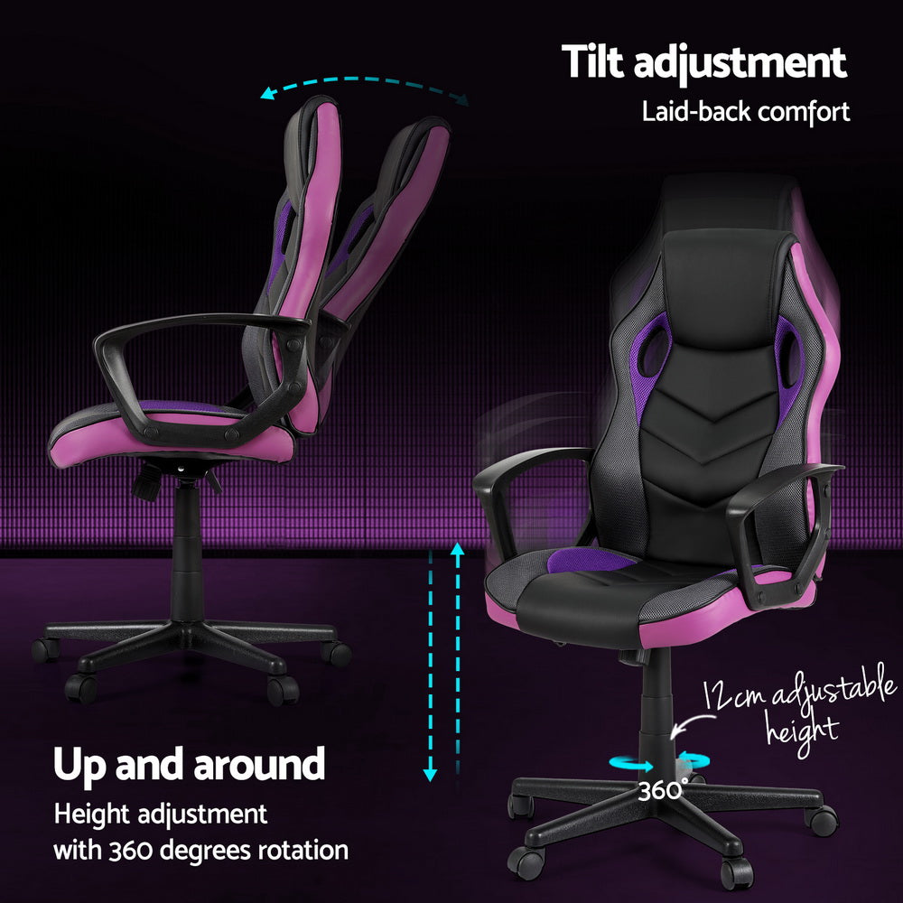 Gaming office chair – Purple