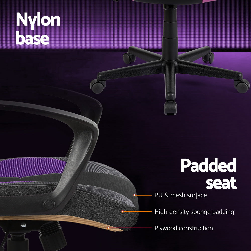 Gaming office chair – Purple