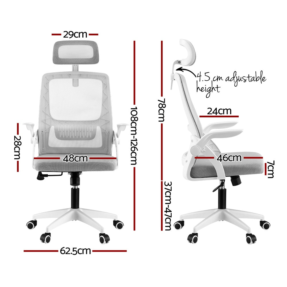 Adjustable ergonomic mesh office chair
