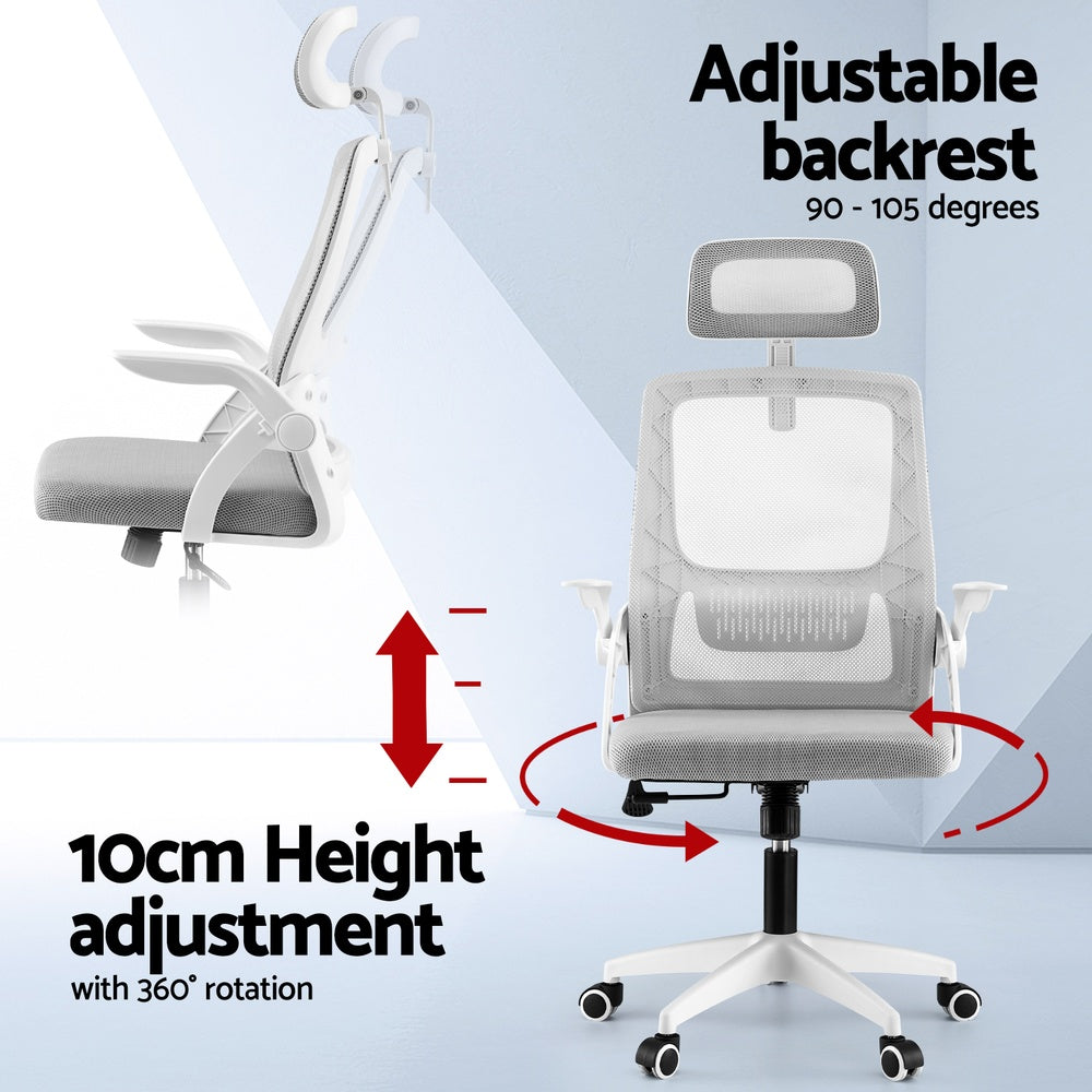 Adjustable ergonomic mesh office chair