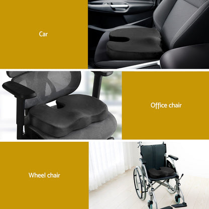 Memory foam seat cushion – Black