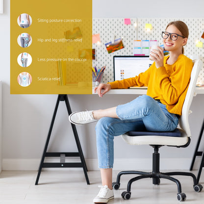 Memory foam seat cushion – Navy