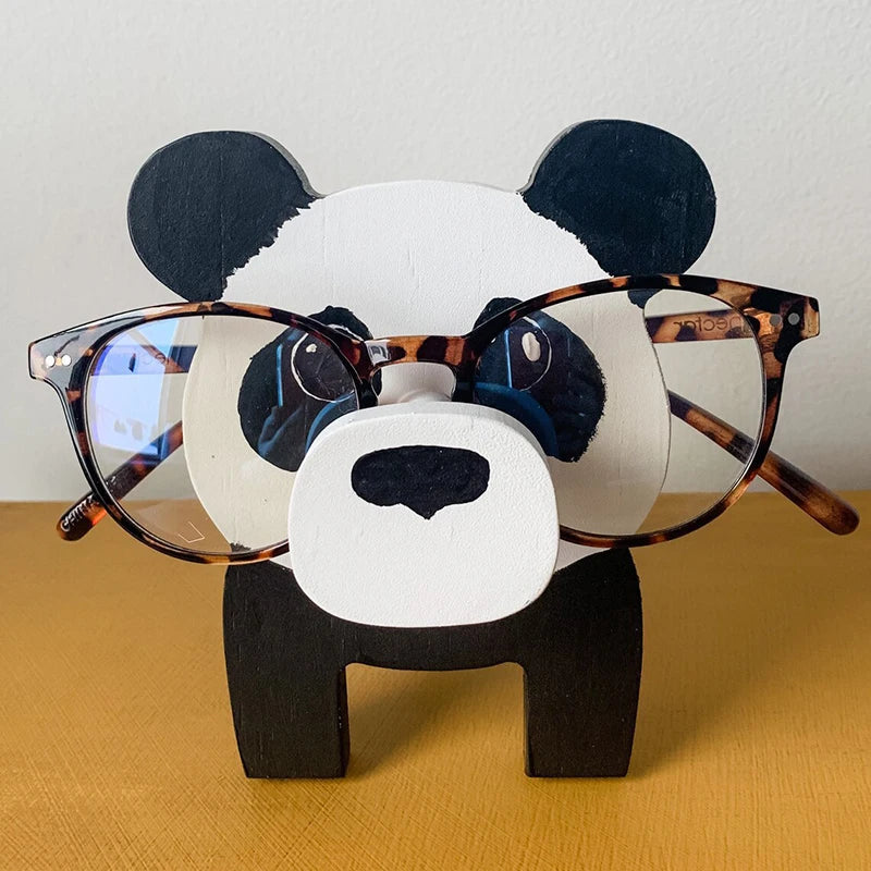Cute pet animal glasses stand holder