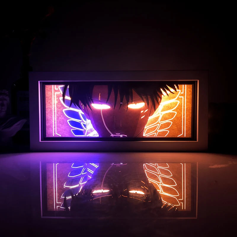 Anime shadow light box decoration