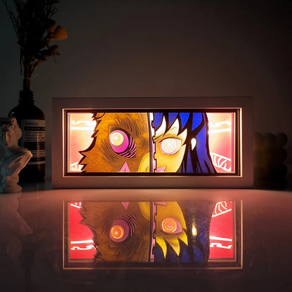 Anime shadow light box decoration