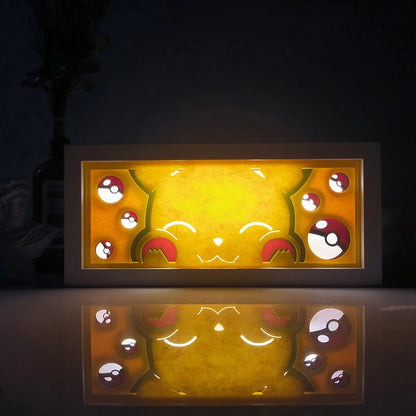 Anime shadow light box decoration