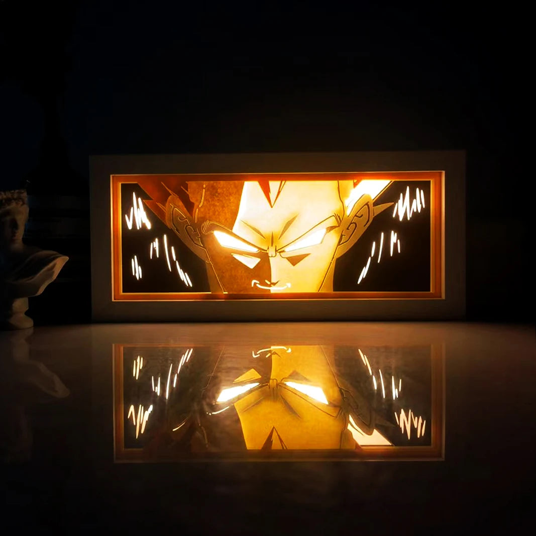 Anime shadow light box decoration