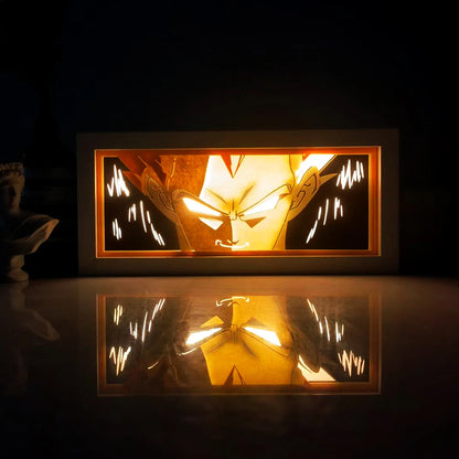 Anime shadow light box decoration