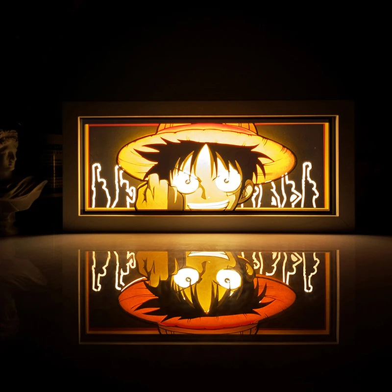 Anime shadow light box decoration
