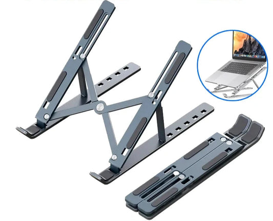 Adjustable foldable laptop stand