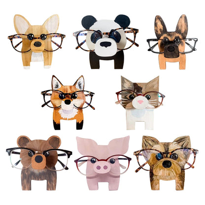 Cute pet animal glasses stand holder
