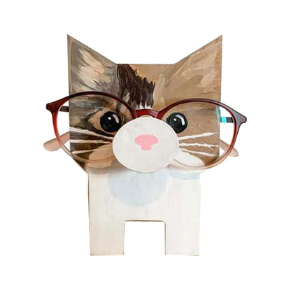 Cute pet animal glasses stand holder