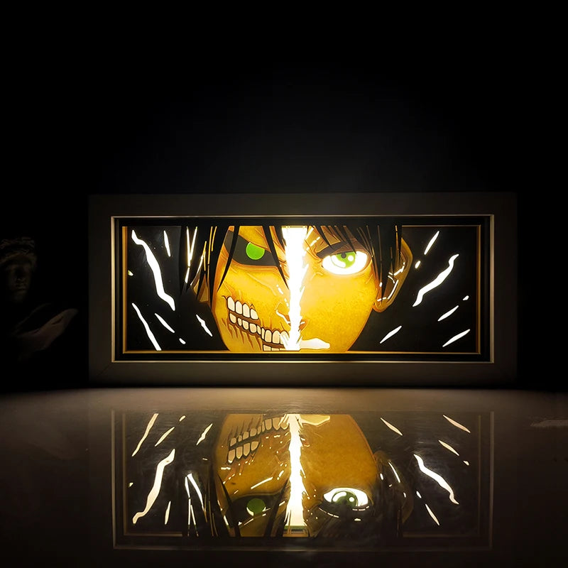 Anime shadow light box decoration
