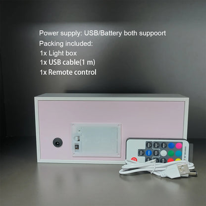 Anime shadow light box decoration