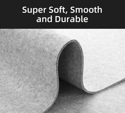 Large wool felt mouse desk pad