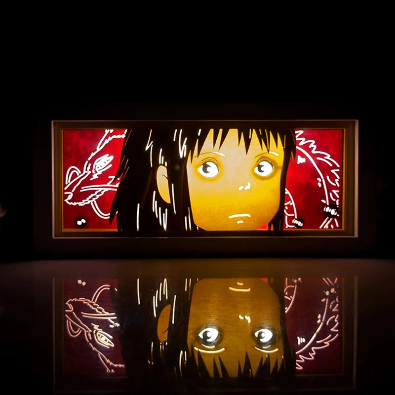 Anime shadow light box decoration