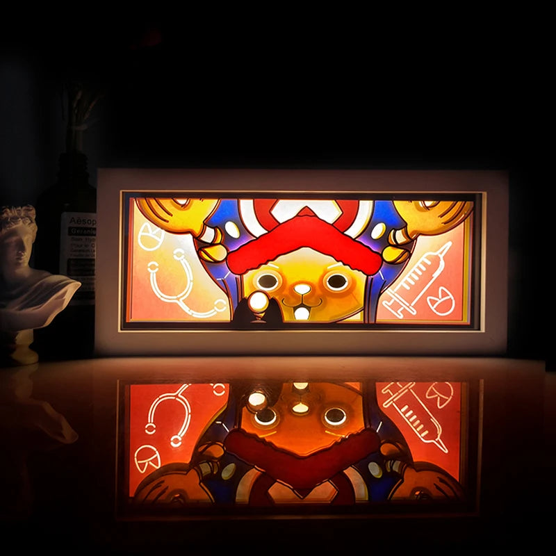 Anime shadow light box decoration