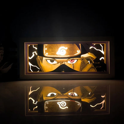 Anime shadow light box decoration