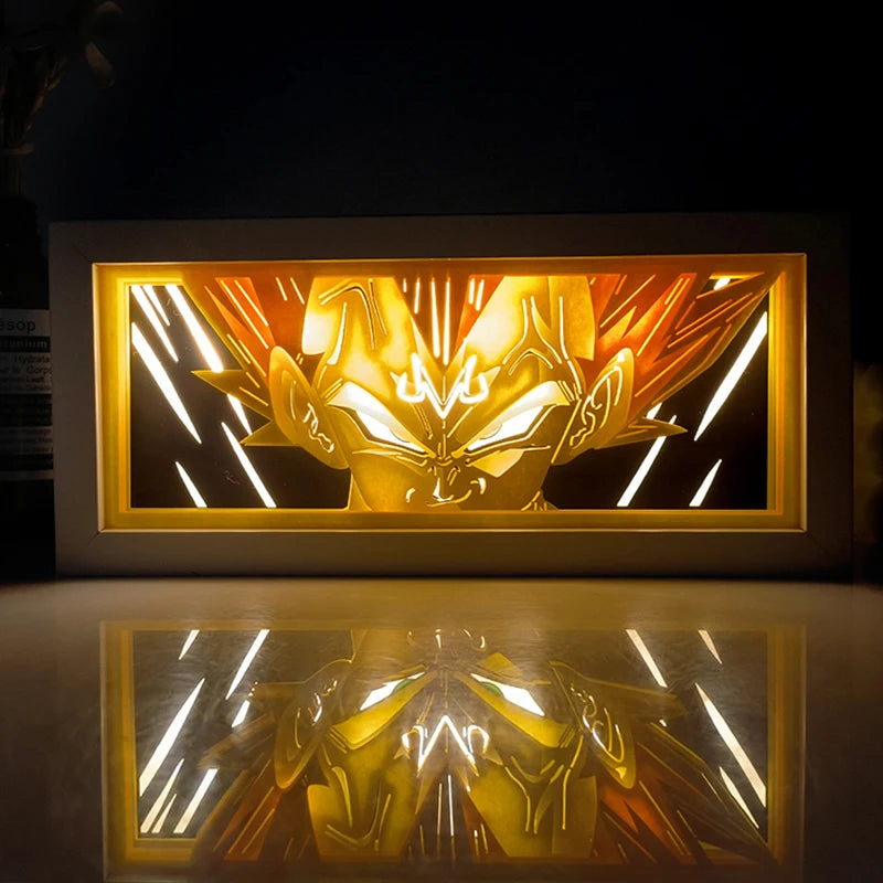 Anime shadow light box decoration