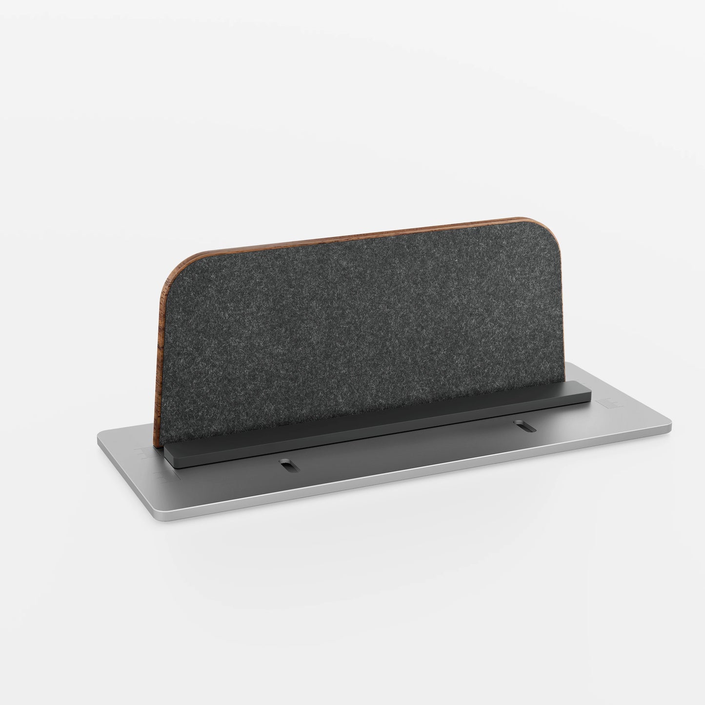 Solid walnut wood laptop docking stand