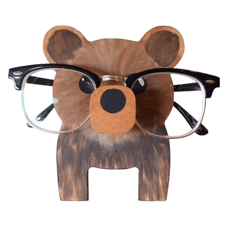 Cute pet animal glasses stand holder
