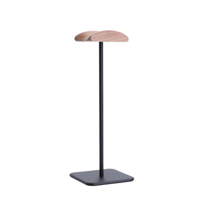 Wooden headphone headset stand