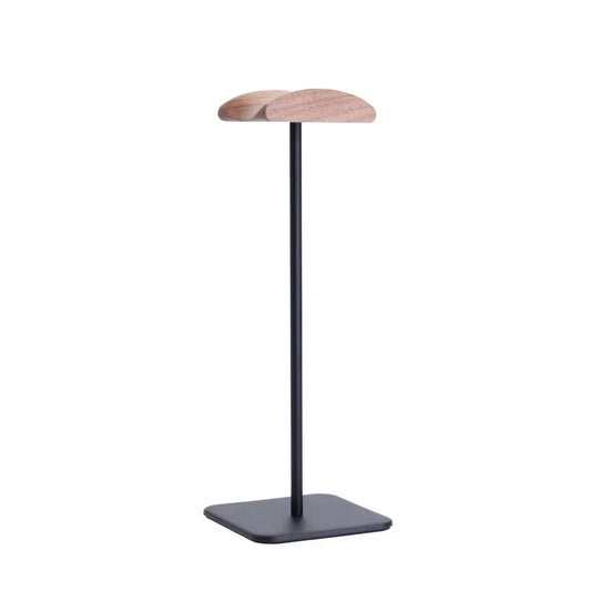 Wooden headphone headset stand