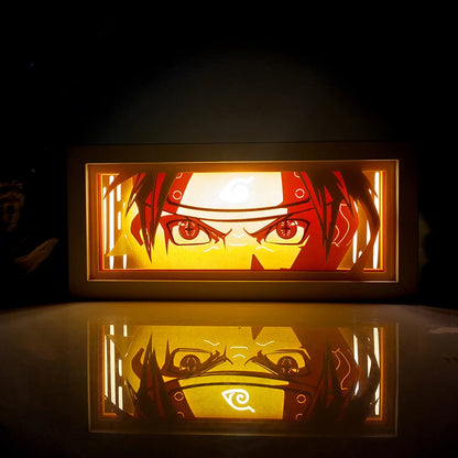 Anime shadow light box decoration