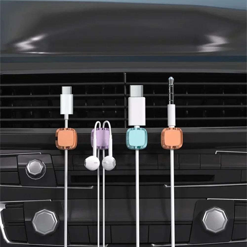 Magnetic clip cable organiser 6pk