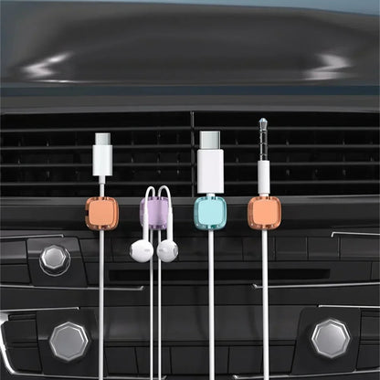 Magnetic clip cable organiser 6pk