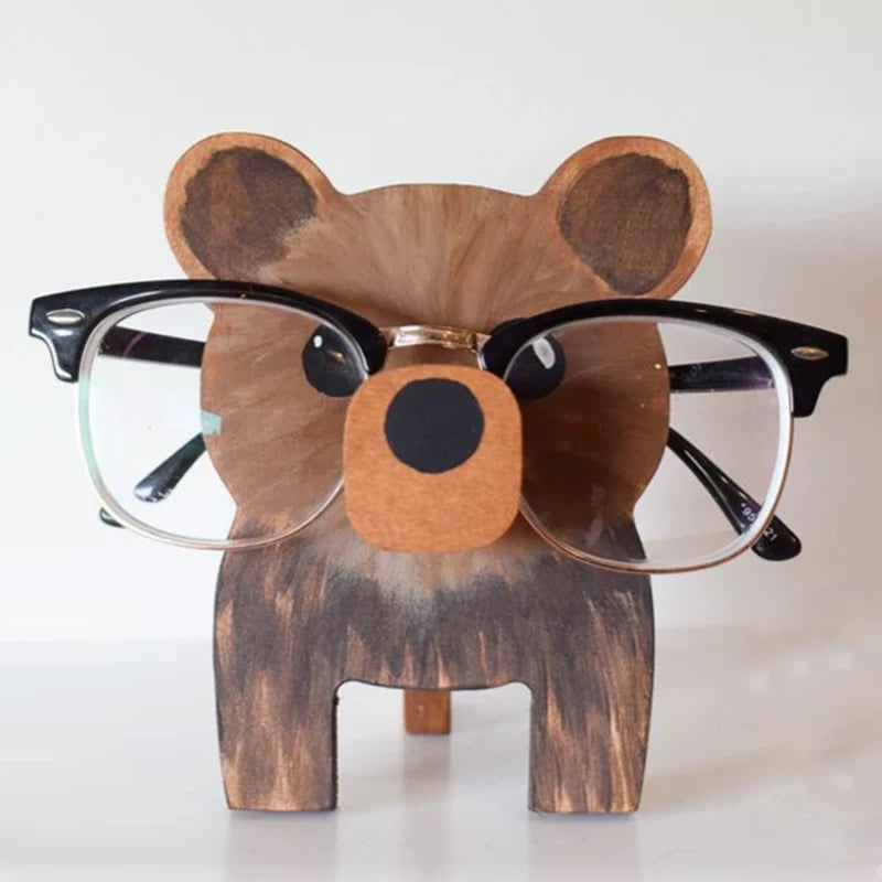 Cute pet animal glasses stand holder