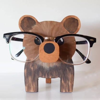 Cute pet animal glasses stand holder