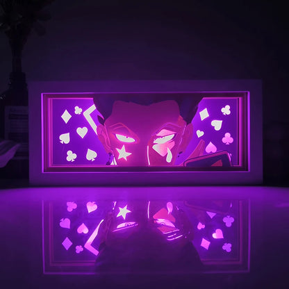 Anime shadow light box decoration