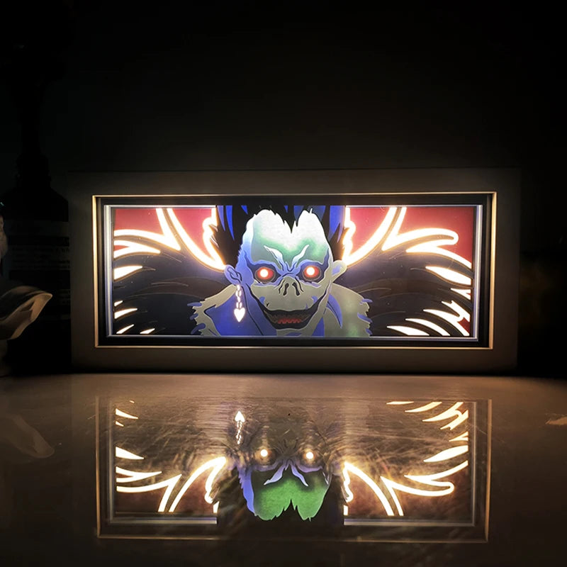 Anime shadow light box decoration