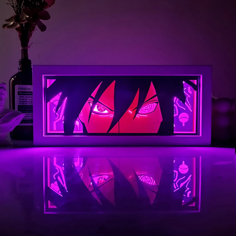 Anime shadow light box decoration