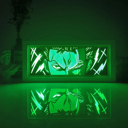 Anime shadow light box decoration