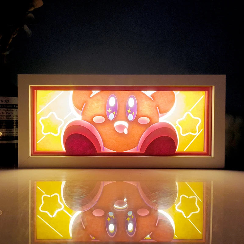 Anime shadow light box decoration