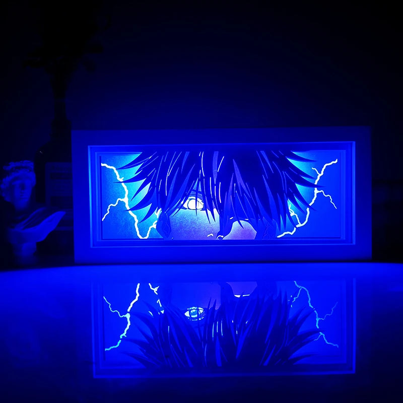 Anime shadow light box decoration