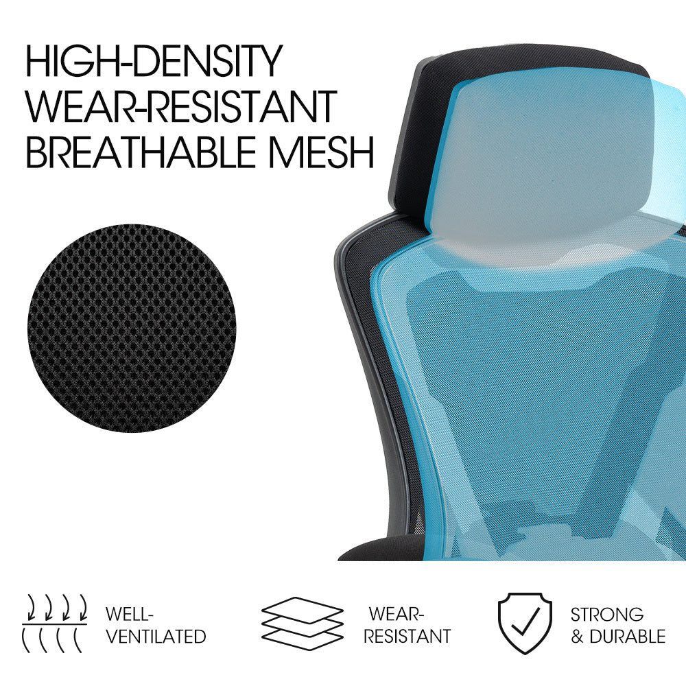 Classic ergonomic mesh office chair – Black