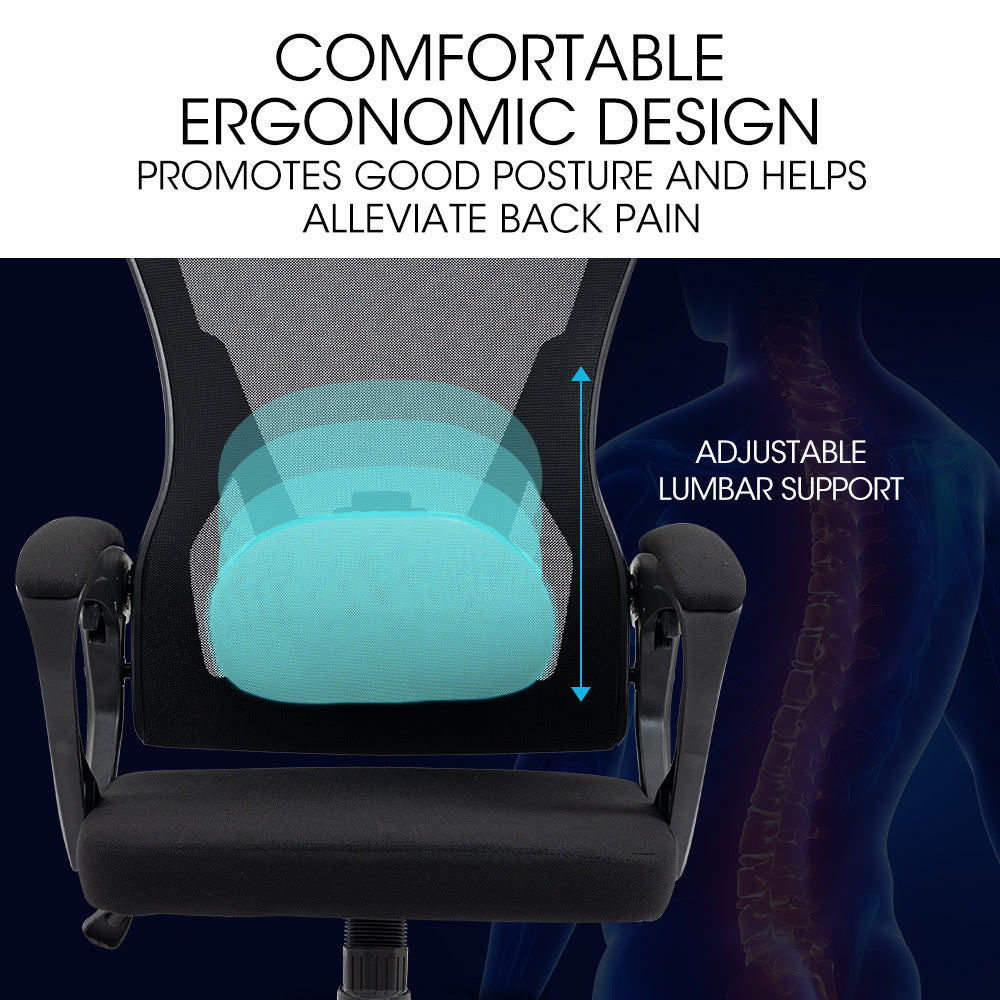 Classic ergonomic mesh office chair – Black