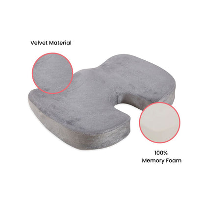 Memory foam seat cushion – Grey